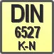 Piktogram - Typ DIN: DIN 6527 K-N